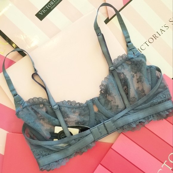 Victoria's Secret Vintage Designer Collection Black Label Rhinestone Crystal Bra - Picture 10 of 15